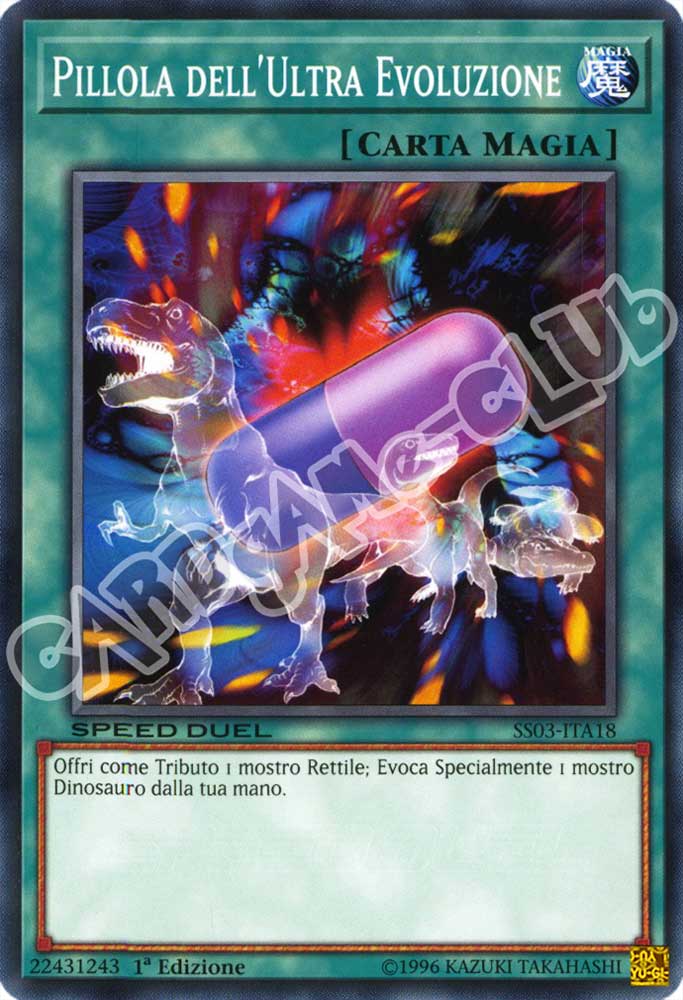 SS03-ITA18 Pillola dell'Ultra Evoluzione comune 1a Edizione (IT) -NEAR MINT-