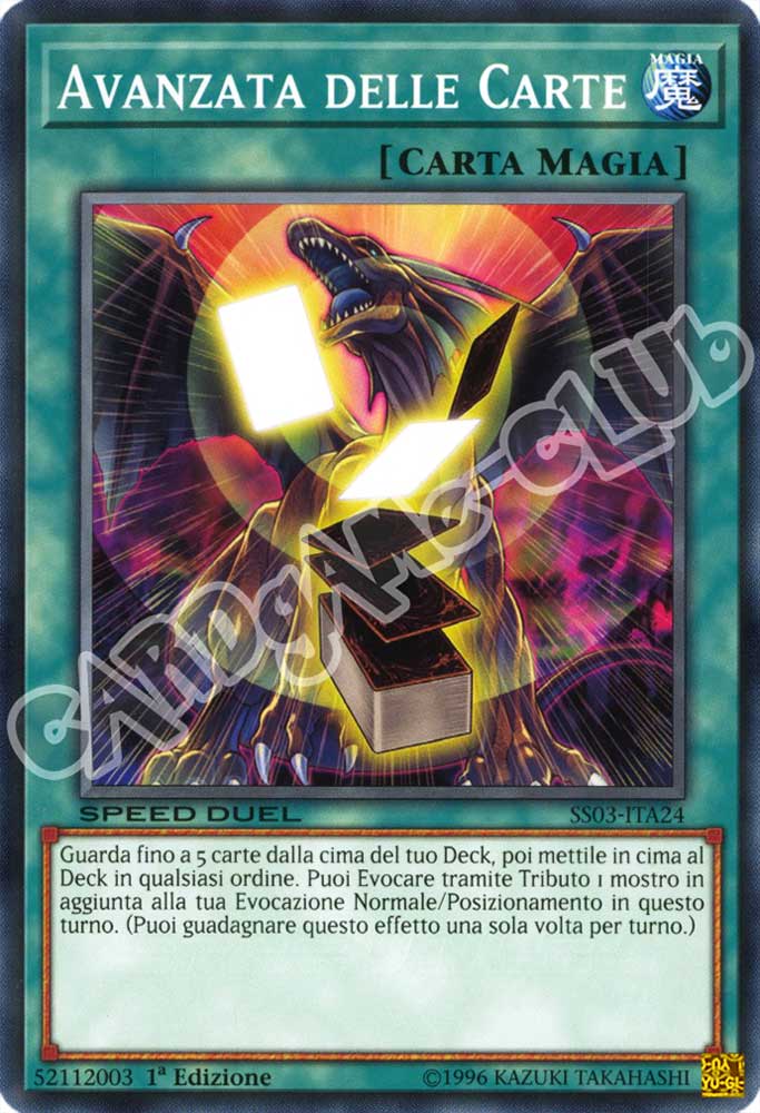 SS03-ITA24 Avanzata delle Carte comune 1a Edizione (IT) -NEAR MINT-