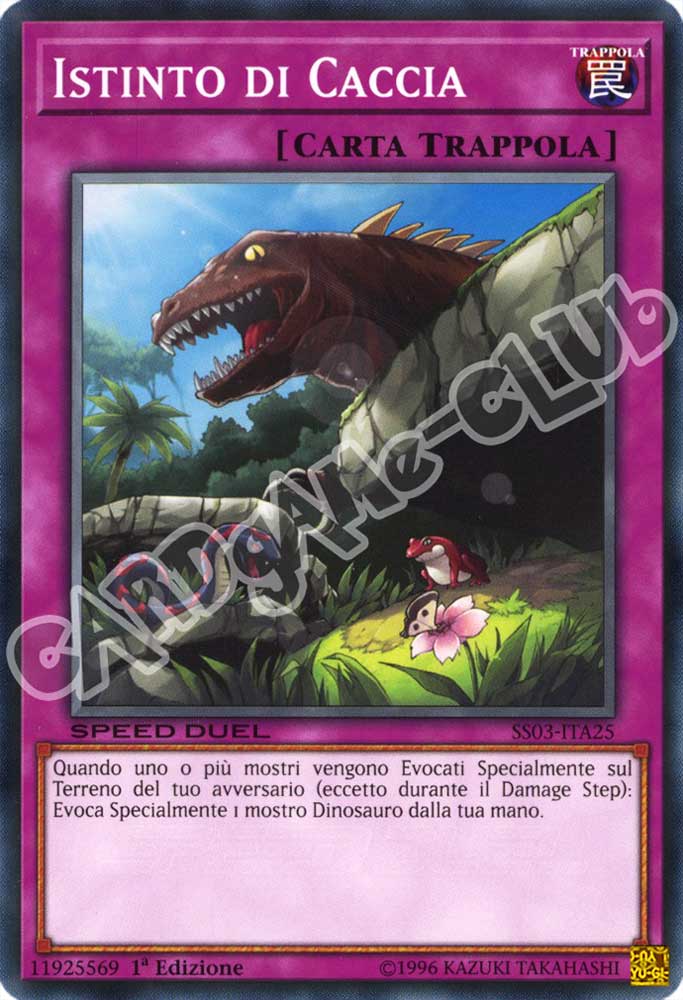 SS03-ITA25 Istinto di Caccia comune 1a Edizione (IT) -NEAR MINT-