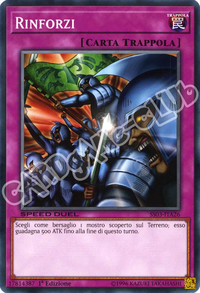 SS03-ITA26 Rinforzi comune 1a Edizione (IT) -NEAR MINT-