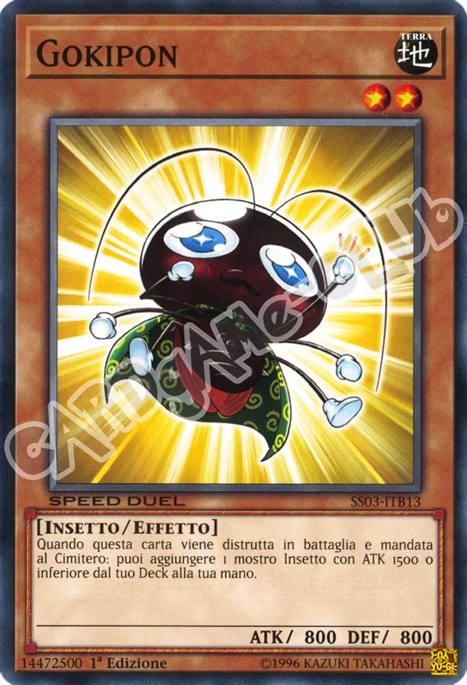 SS03-ITB13 Gokipon comune 1a Edizione (IT) -NEAR MINT-
