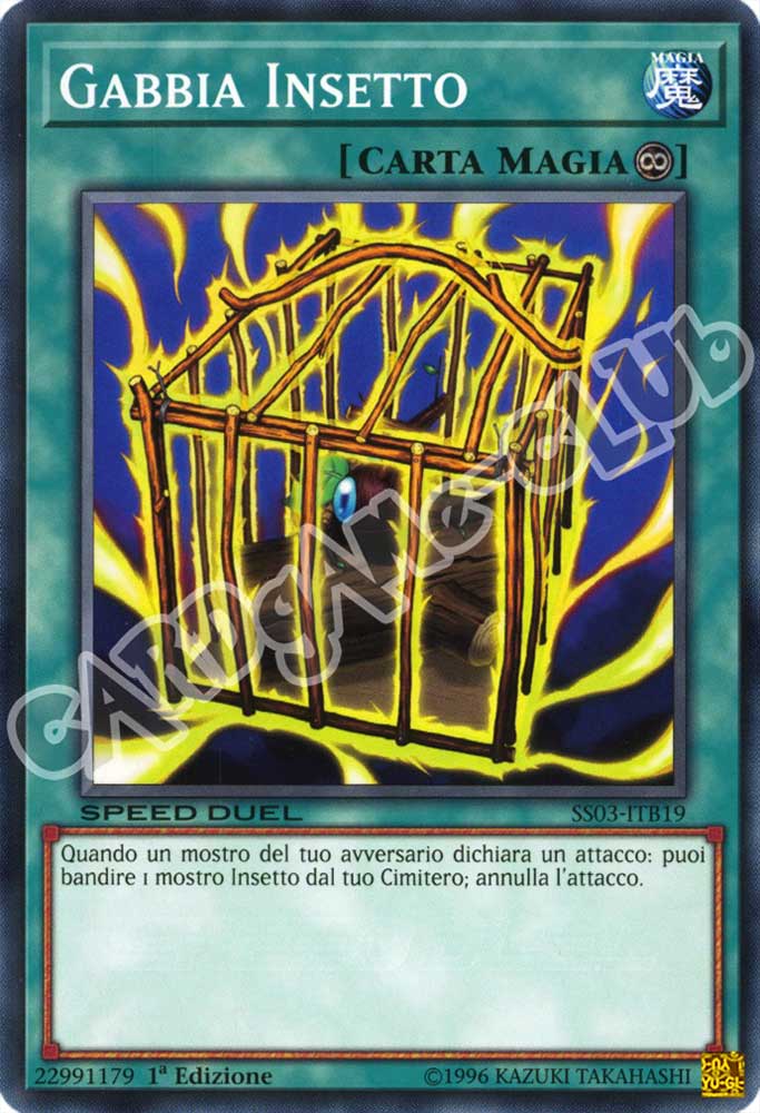 SS03-ITB19 Gabbia Insetto comune 1a Edizione (IT) -NEAR MINT-