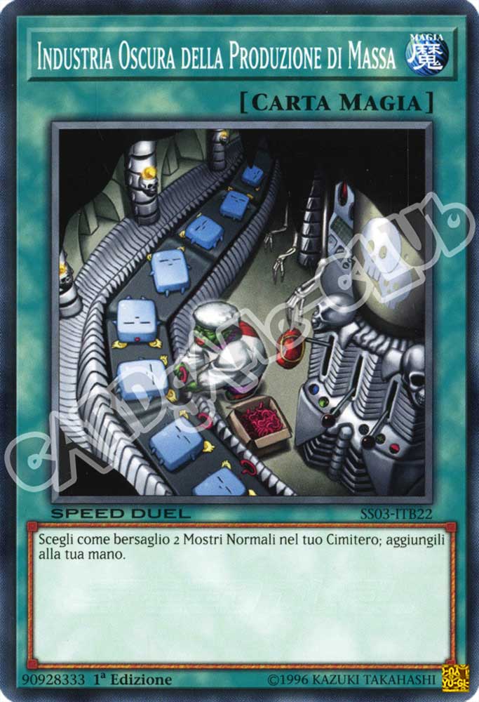 SS03-ITB22 Industria Oscura della Produzione di Massa comune 1a Edizione (IT) -NEAR MINT-