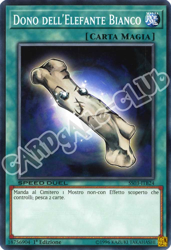 SS03-ITB24 Dono dell'Elefante Bianco comune 1a Edizione (IT) -NEAR MINT-
