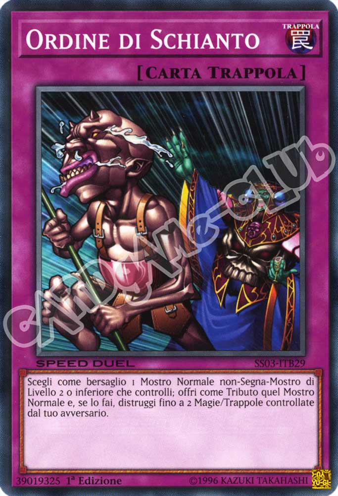 SS03-ITB29 Ordine di Schianto comune 1a Edizione (IT) -NEAR MINT-