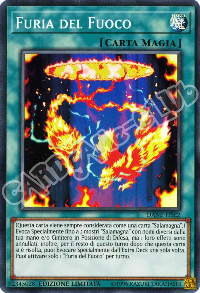DANE-ITSE2 Furia del Fuoco super rara Edizione Limitata (IT) -NEAR MINT-