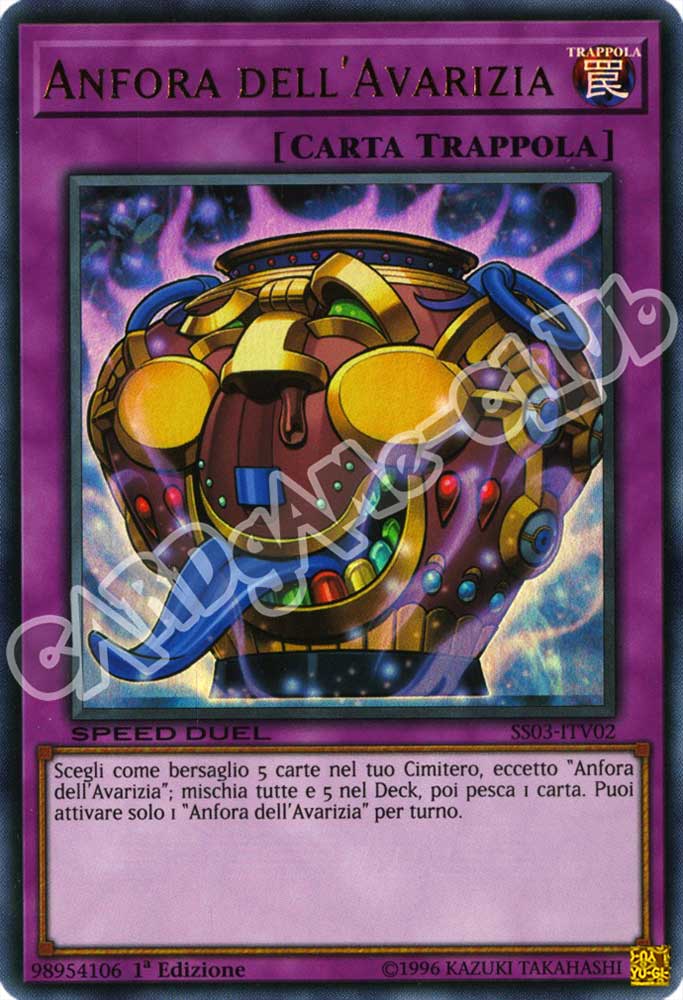 SS03-ITV02 Anfora dell'Avarizia ultra rara 1a Edizione (IT) -NEAR MINT-