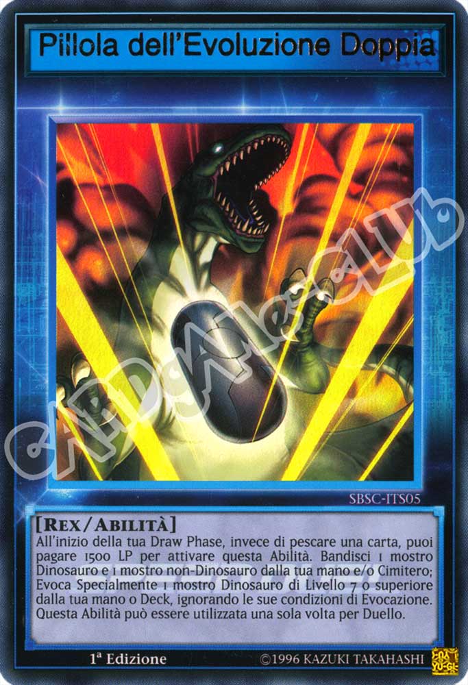 SBSC-ITS05 Pillola dell'Evoluzione Doppia ultra rara 1a Edizione (IT) -NEAR MINT-