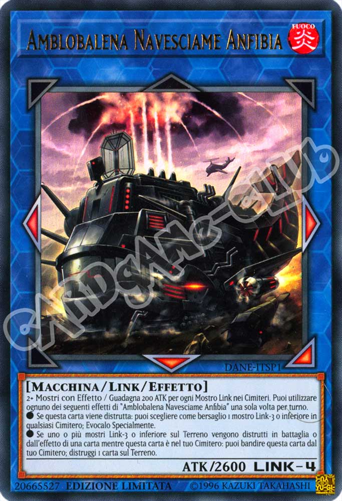 DANE-ITSP1 Amblobalena Navesciame Anfibia ultra rara Edizione Limitata (IT) -NEAR MINT-