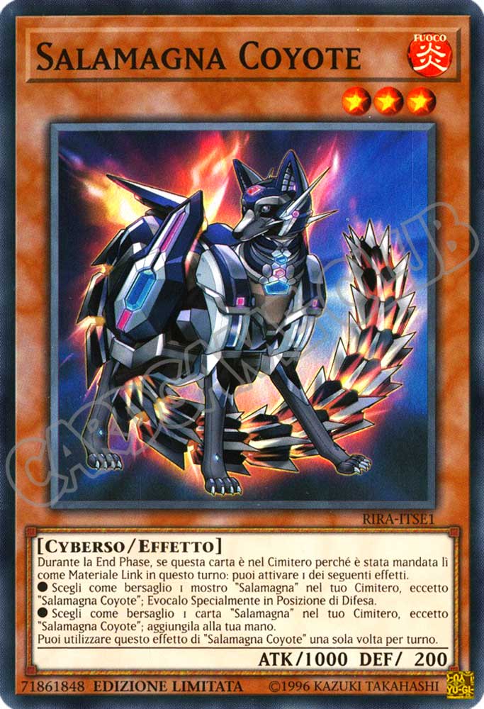 RIRA-ITSE1 Salamagna Coyote super rara Edizione Limitata (IT) -NEAR MINT-