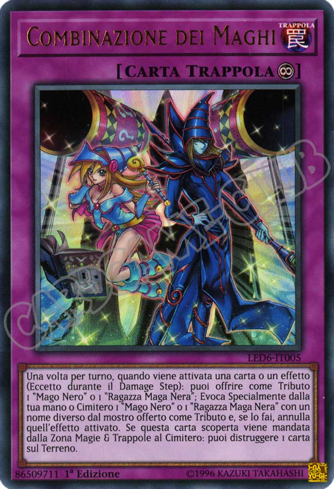 LED6-IT005 Combinazione dei Maghi ultra rara 1a Edizione (IT) -NEAR MINT-