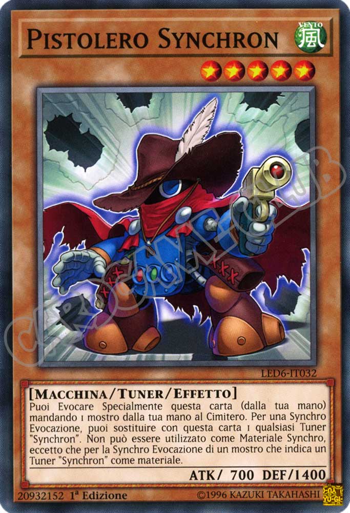 LED6-IT032 Pistolero Synchron comune 1a Edizione (IT) -NEAR MINT-