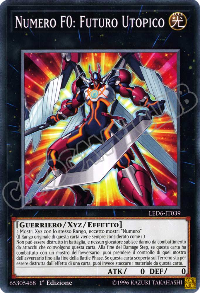 LED6-IT039 Numero F0: Futuro Utopico comune 1a Edizione (IT) -NEAR MINT-