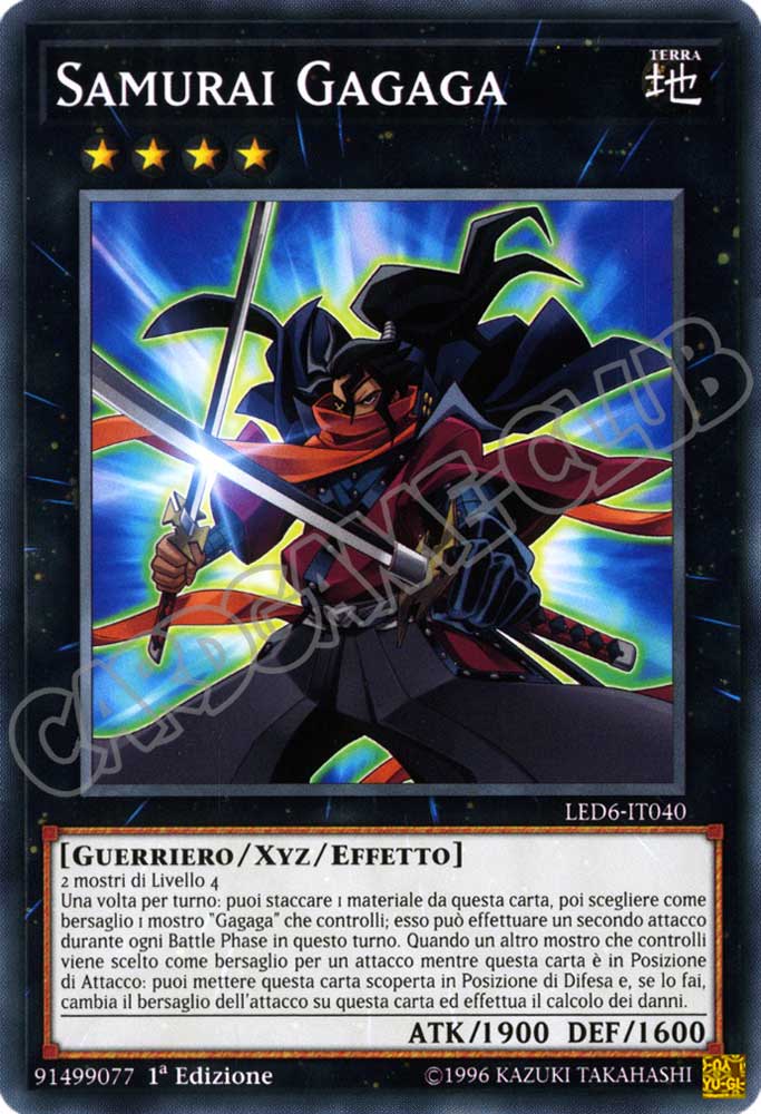 LED6-IT040 Samurai Gagaga comune 1a Edizione (IT) -NEAR MINT-