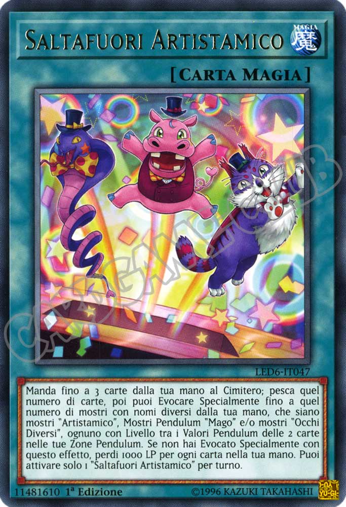LED6-IT047 Saltafuori Artistamico rara 1a Edizione (IT) -NEAR MINT-