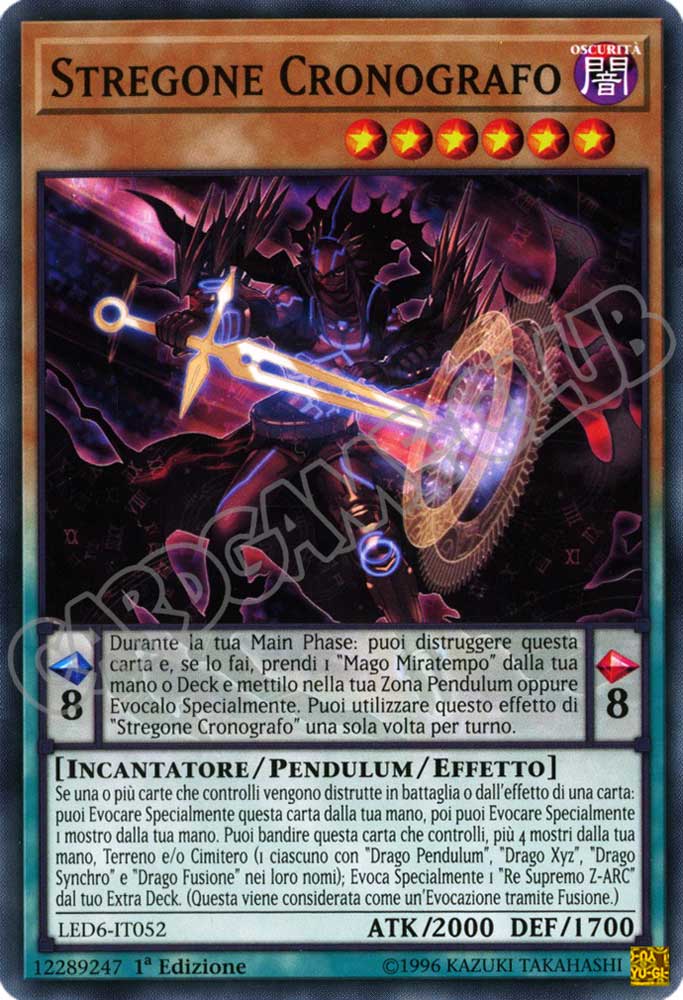 LED6-IT052 Stregone Cronografo comune 1a Edizione (IT) -NEAR MINT-