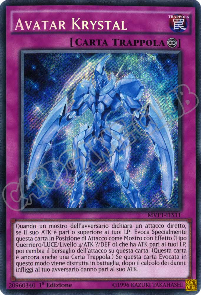 MVP1-ITS11 Avatar Krystal rara segreta 1a Edizione (IT) -NEAR MINT-