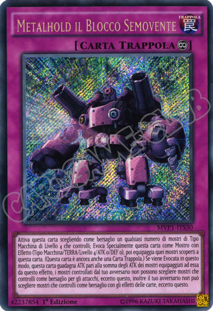 MVP1-ITS30 Metalhold il Blocco Semovente rara segreta 1a Edizione (IT) -NEAR MINT-