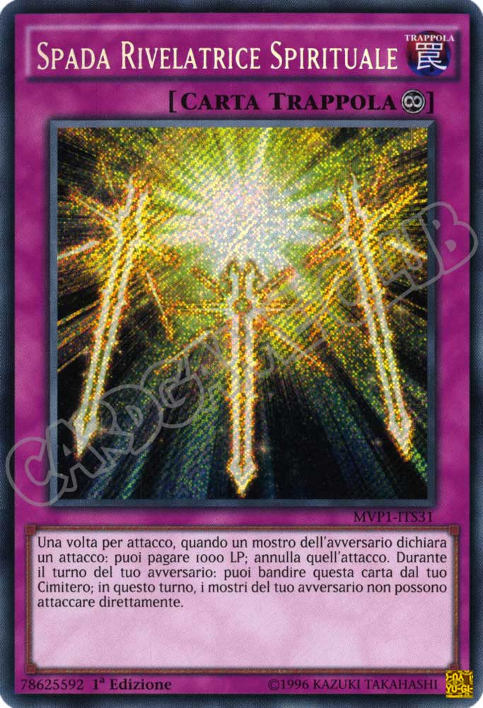 MVP1-ITS31 Spada Rivelatrice Spirituale rara segreta 1a Edizione (IT) -NEAR MINT-
