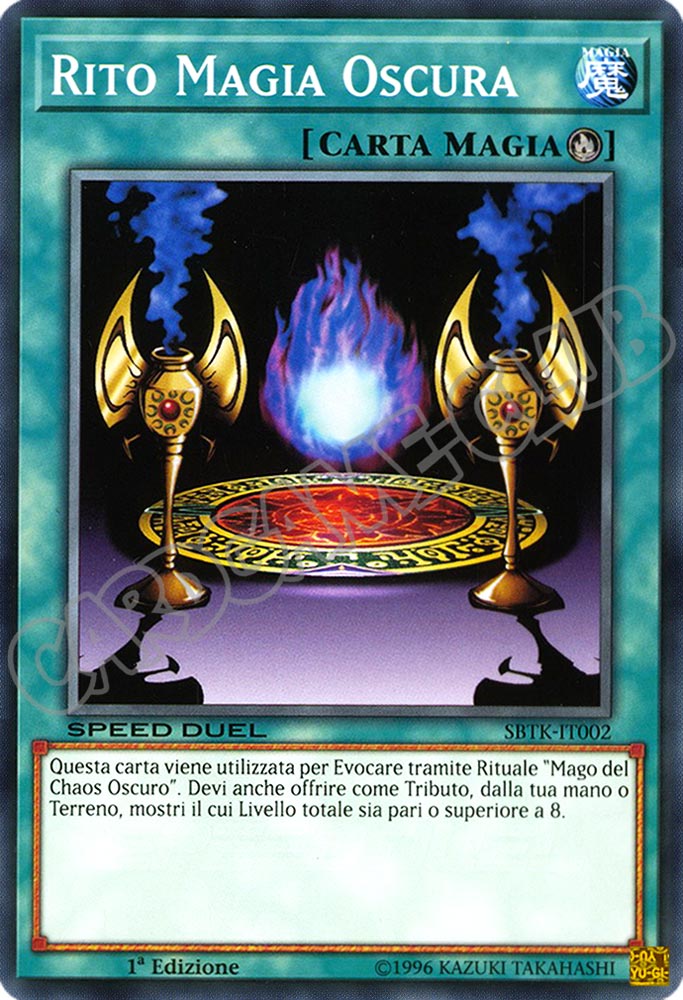 SBTK-IT002 Rito Magia Oscura comune 1a Edizione (IT) -NEAR MINT-
