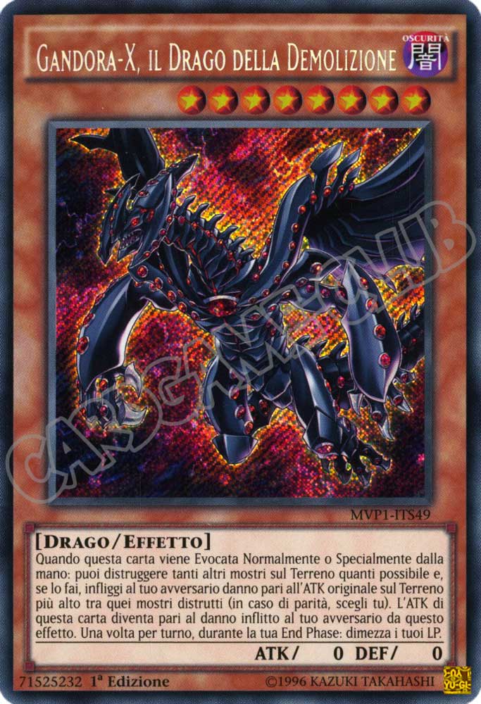 MVP1-ITS49 Gandora-X, il Drago della Demolizione rara segreta 1a Edizione (IT) -NEAR MINT-