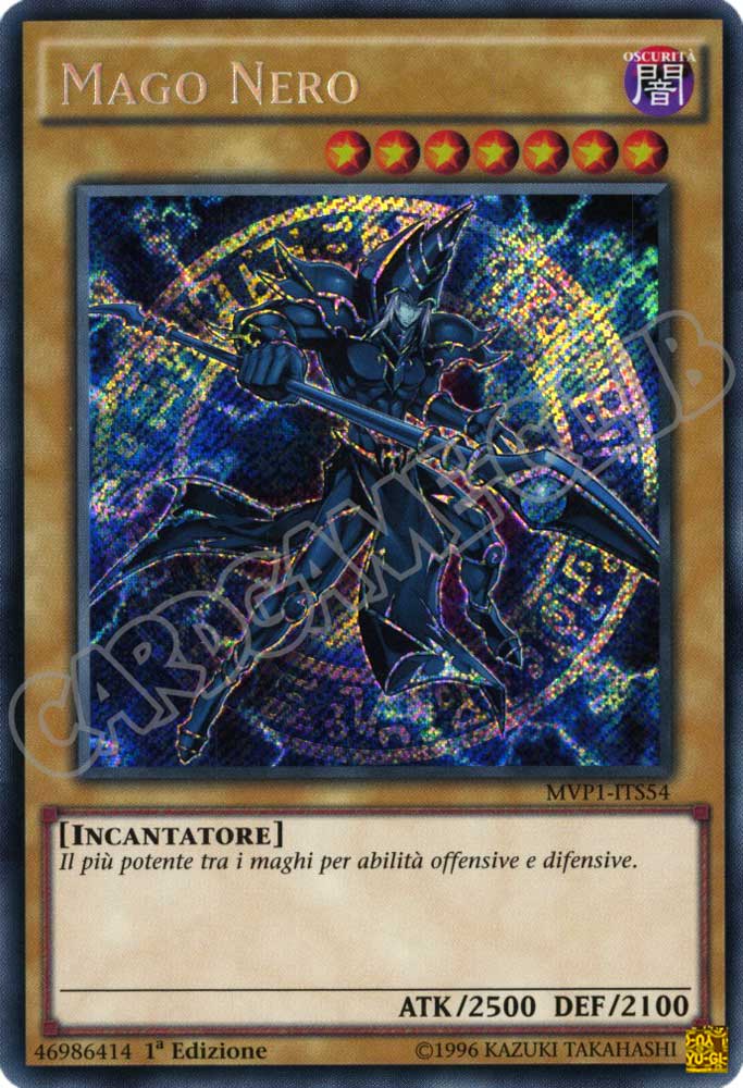 MVP1-ITS54 Mago Nero rara segreta 1a Edizione (IT) -NEAR MINT-