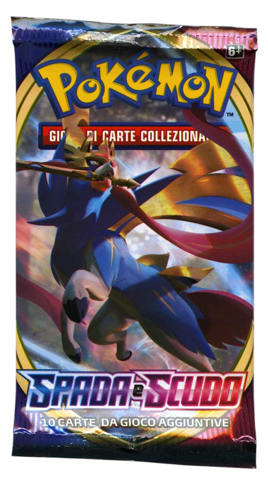 Spada e Scudo busta 10 carte Artwork Zacian (IT)