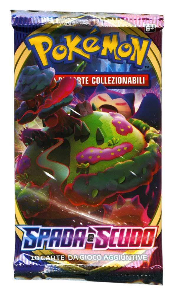 Spada e Scudo busta 10 carte Artwork Snorlax VMAX (IT)