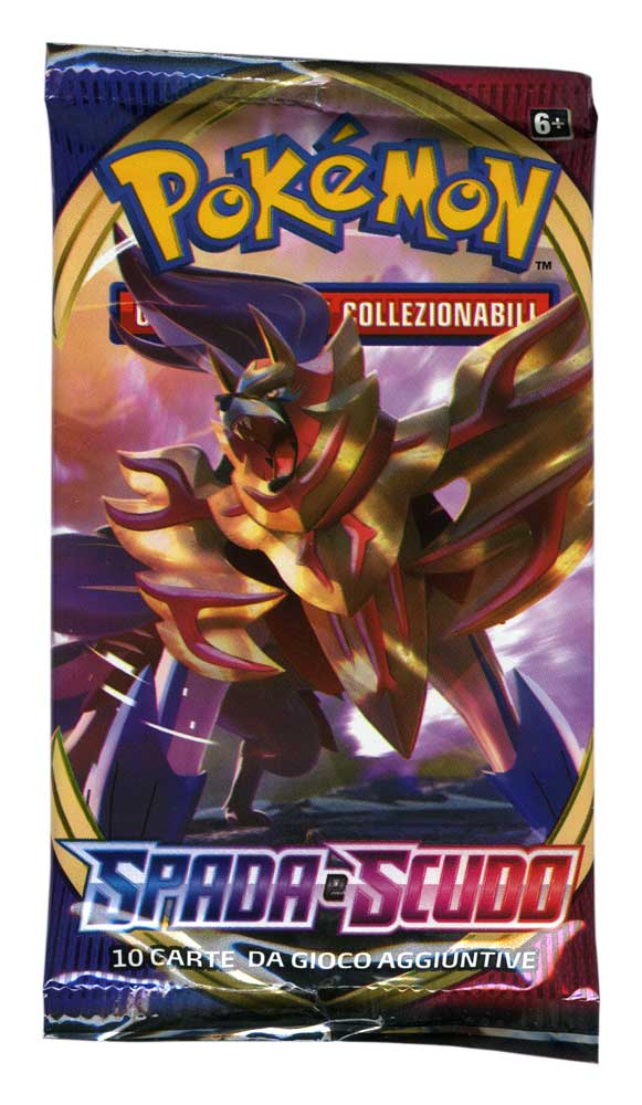 Spada e Scudo busta 10 carte Artwork Zamazenta (IT)