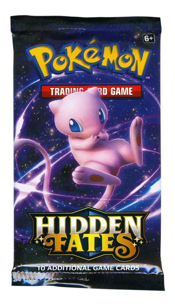 Sun & Moon Hidden Fates busta 10 carte Artwork Mew (EN)