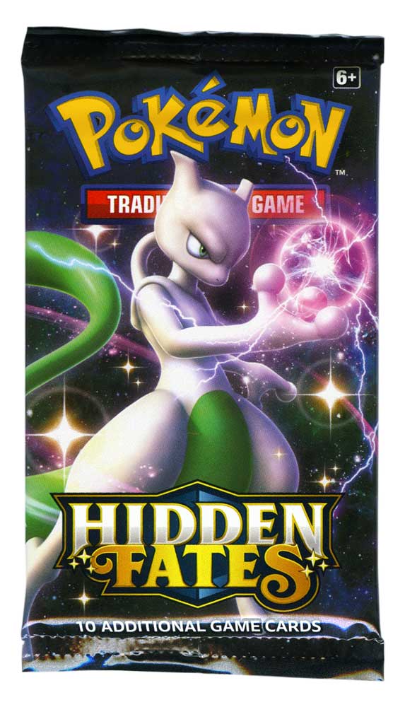 Sun & Moon Hidden Fates busta 10 carte Artwork Shining Mewtwo (EN)