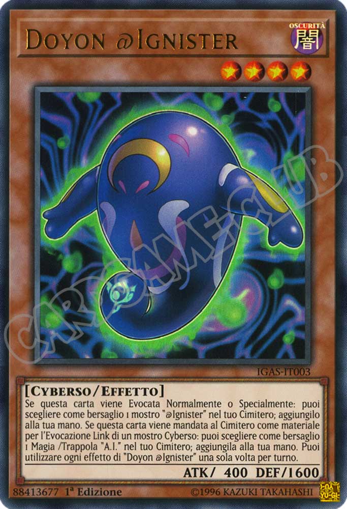 IGAS-IT003 Doyon @Ignister ultra rara 1a Edizione (IT) -NEAR MINT-