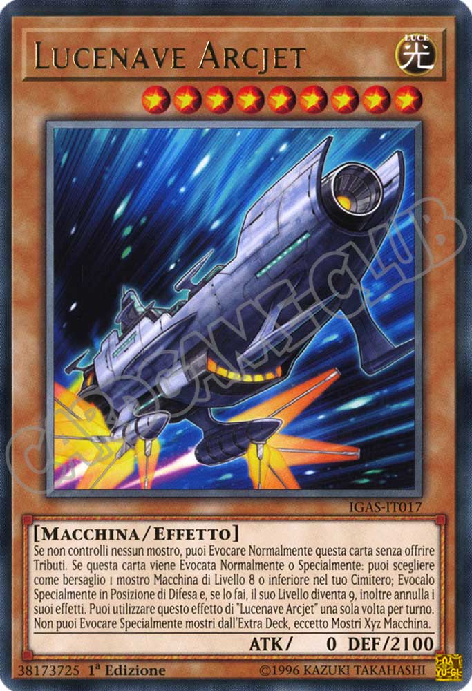 IGAS-IT017 Lucenave Arcjet rara 1a Edizione (IT) -NEAR MINT-