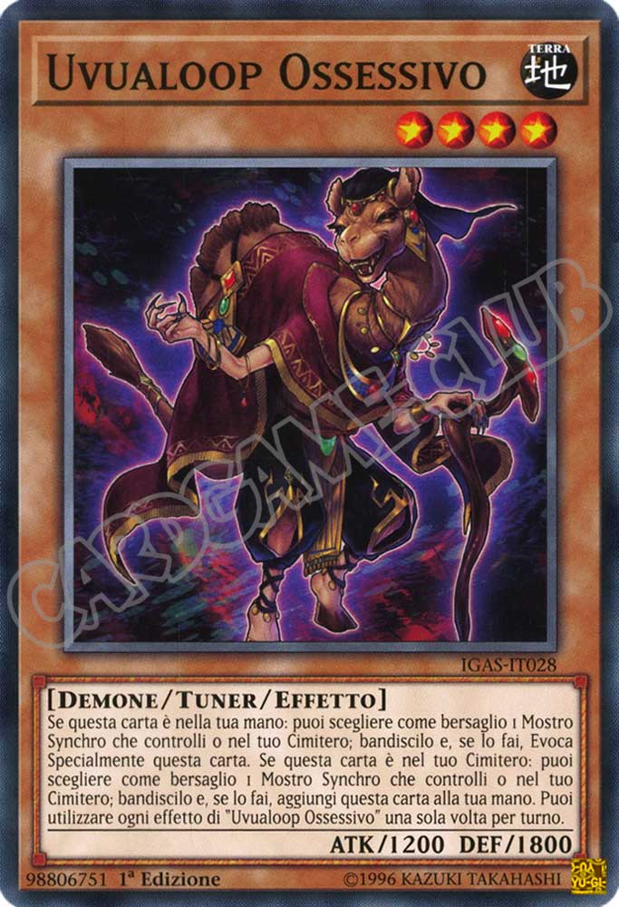 IGAS-IT028 Uvualoop Ossessivo comune 1a Edizione (IT) -NEAR MINT-