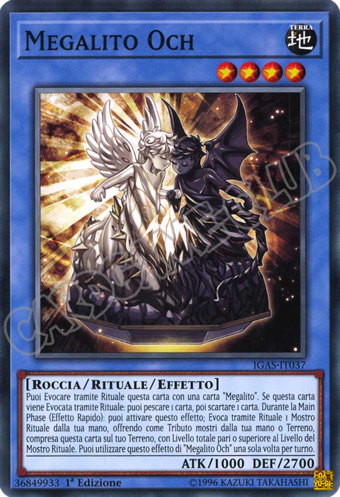 IGAS-IT037 Megalito Och comune 1a Edizione (IT) -NEAR MINT-