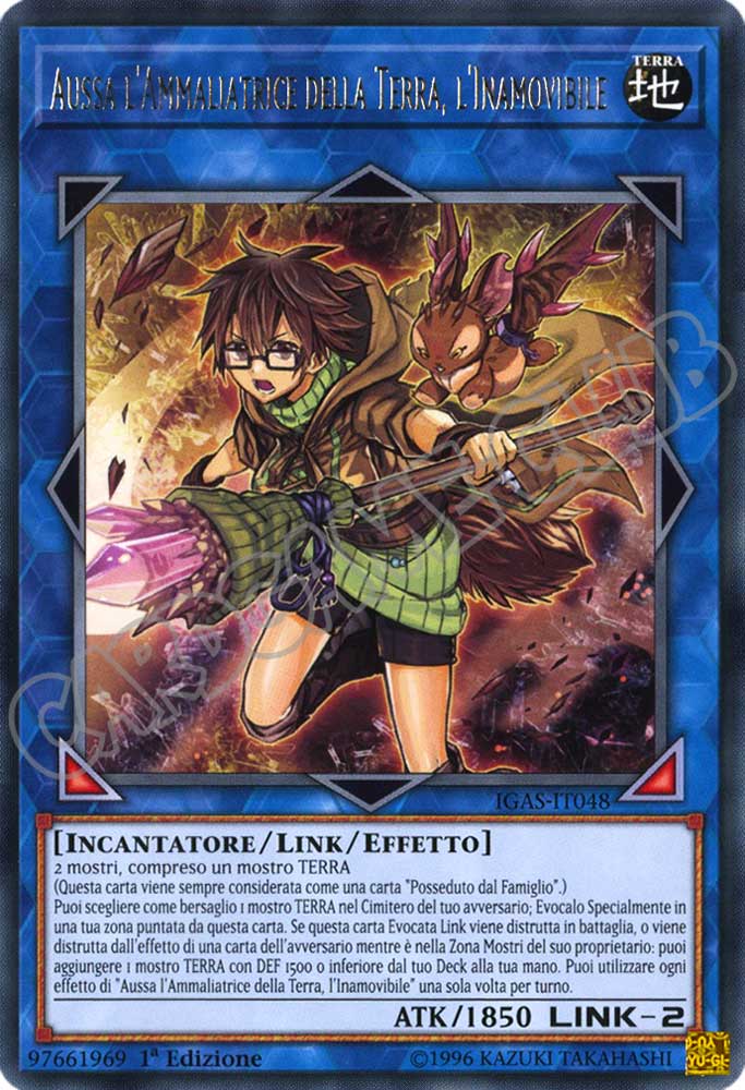 IGAS-IT048 Aussa l'Ammaliatrice della Terra, l'Inamovibile rara 1a Edizione (IT) -NEAR MINT-