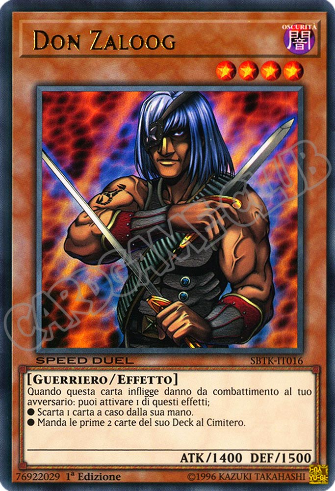 SBTK-IT016 Don Zaloog ultra rara 1a Edizione (IT) -NEAR MINT-