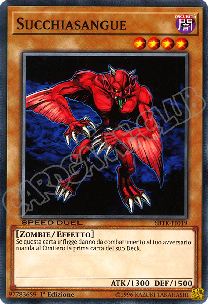 SBTK-IT019 Succhiasangue comune 1a Edizione (IT) -NEAR MINT-