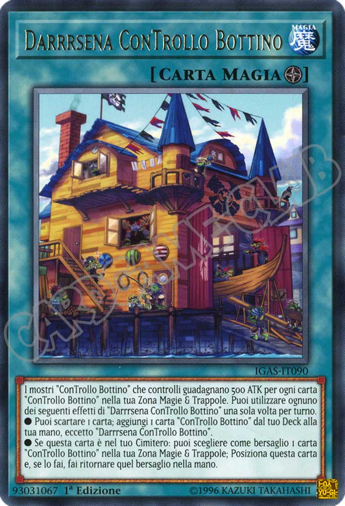 IGAS-IT090 Darrrsena ConTrollo Bottino rara 1a Edizione (IT) -NEAR MINT-