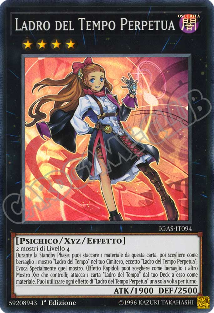 IGAS-IT094 Ladro del Tempo Perpetua super rara 1a Edizione (IT) -NEAR MINT-