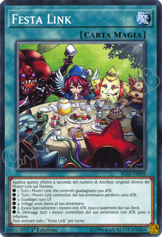 IGAS-IT098 Festa Link comune 1a Edizione (IT) -NEAR MINT-