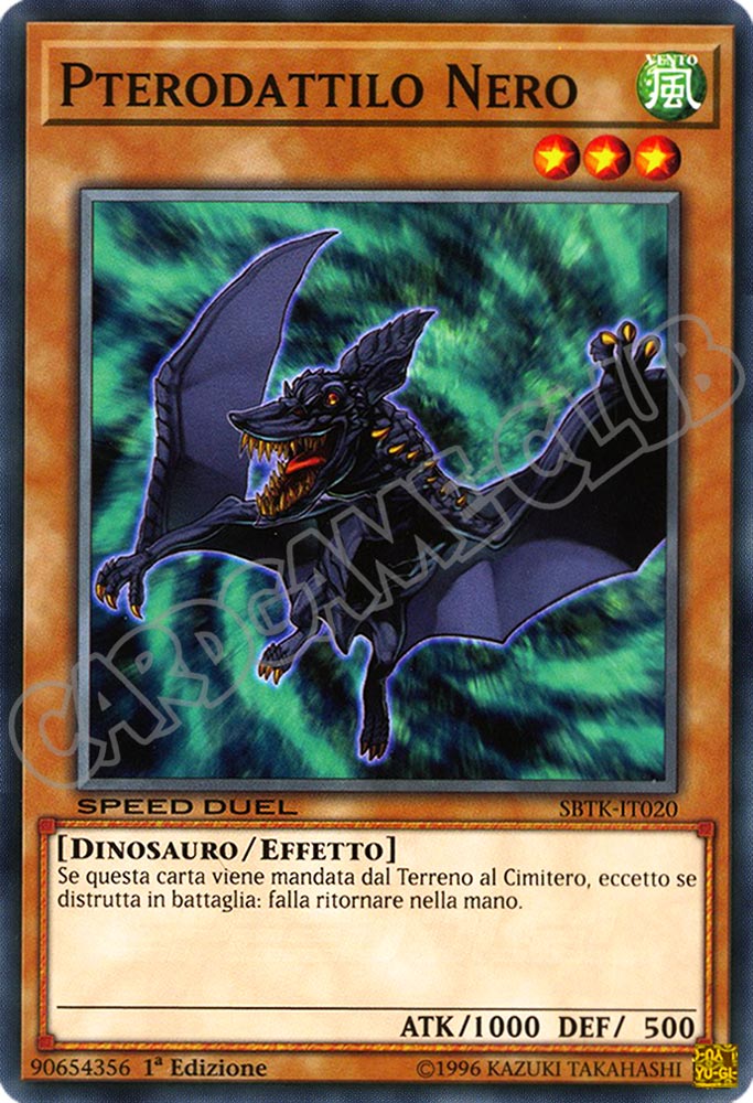 SBTK-IT020 Pterodattilo Nero comune 1a Edizione (IT) -NEAR MINT-