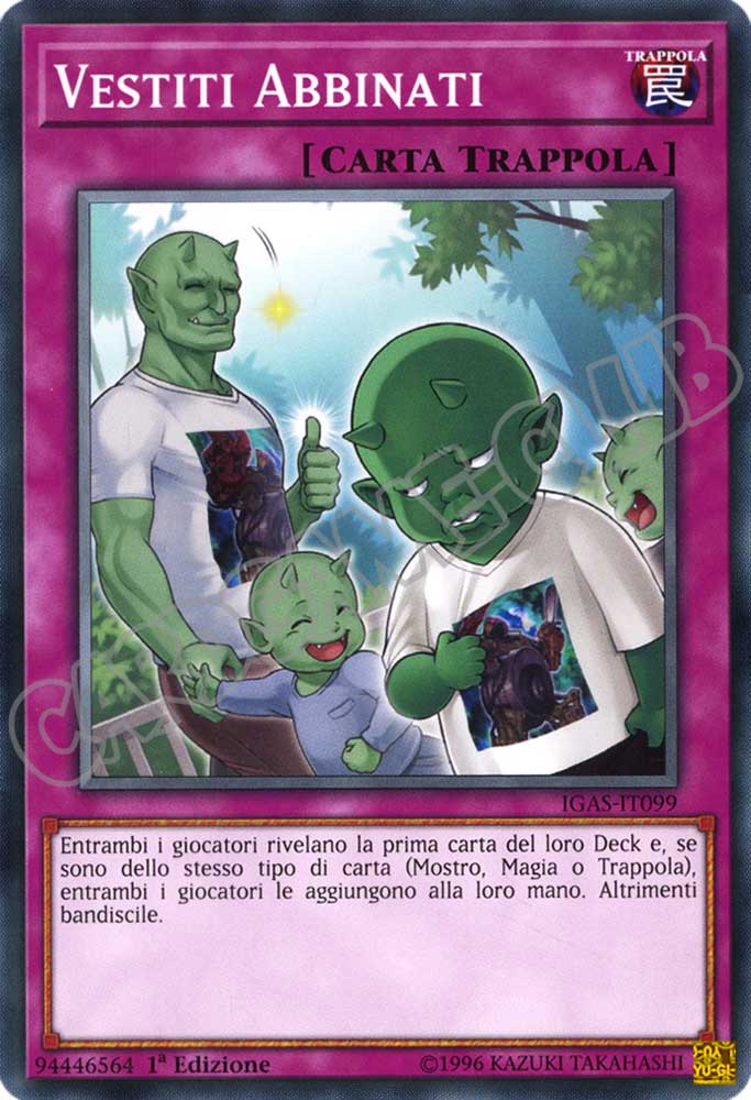 IGAS-IT099 Vestiti Abbinati comune 1a Edizione (IT) -NEAR MINT-