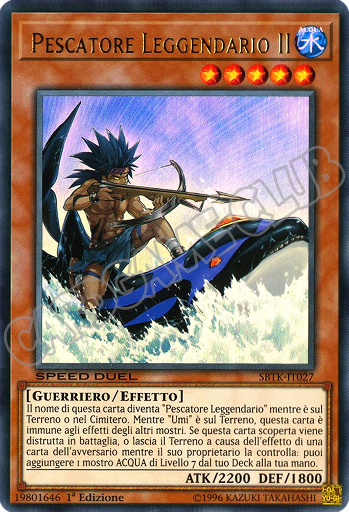 SBTK-IT027 Pescatore Leggendario II ultra rara 1a Edizione (IT) -NEAR MINT-