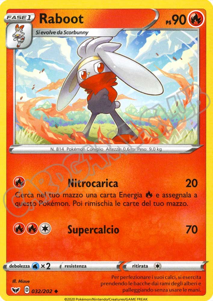 032 / 202 Raboot non comune normale (IT) -NEAR MINT-