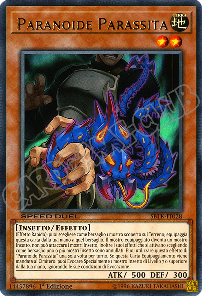 SBTK-IT028 Paranoide Parassita ultra rara 1a Edizione (IT) -NEAR MINT-