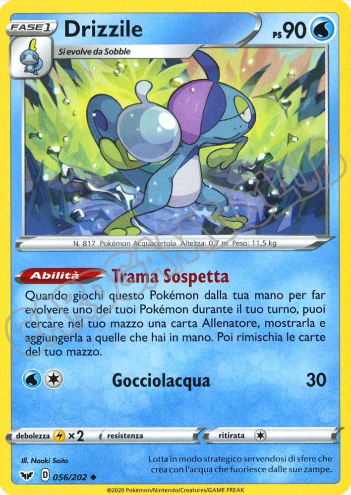 056 / 202 Drizzile non comune normale (IT) -NEAR MINT-