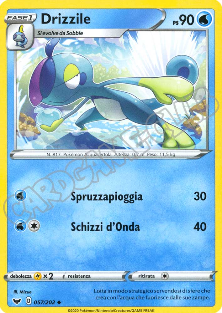 057 / 202 Drizzile non comune normale (IT) -NEAR MINT-