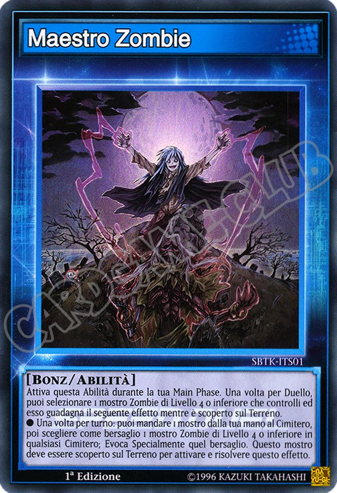 SBTK-ITS01 Maestro Zombie super rara 1a Edizione (IT) -NEAR MINT-