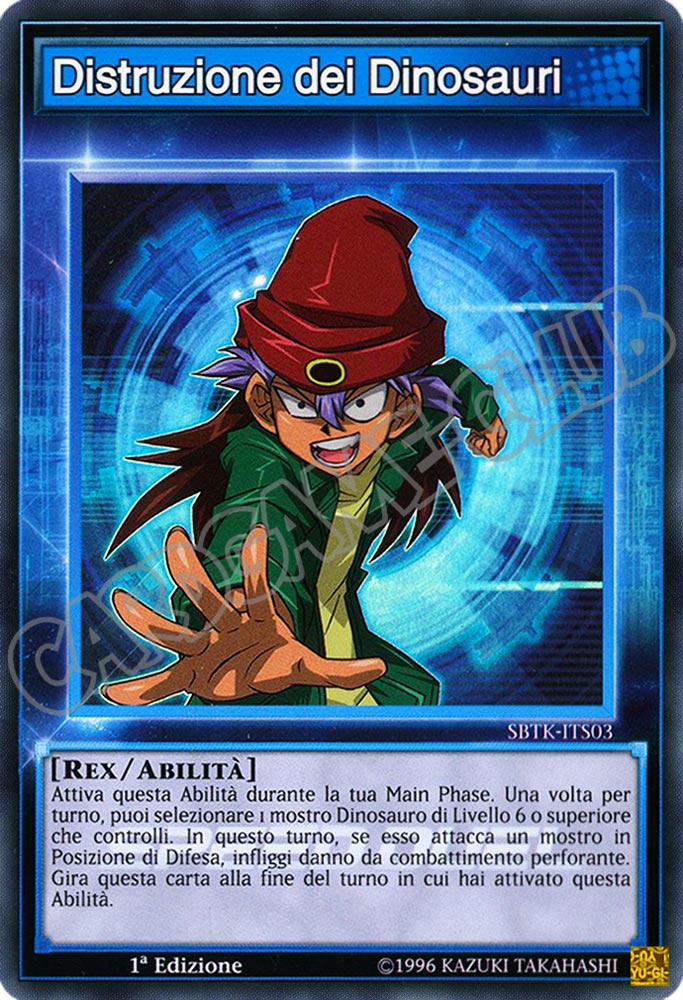 SBTK-ITS03 Distruzione dei Dinosauri super rara 1a Edizione (IT) -NEAR MINT-